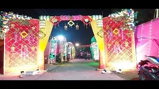 new model road light decoration video JK Light Decoration nirsa dhanbad jh #wedding #decoration