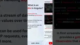 What is an observable in Angular? 