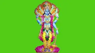 Lord Vishnu Ji - Green Screen | #tripundvfxlybrari
