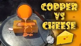 Molten Copper vs Cheddar Cheese