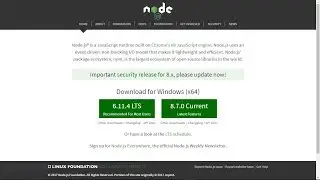 How to install nodeJS on Windows 7, 8,10  october 2017