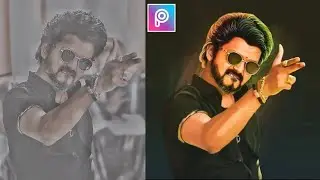 PicsArt Digital oil paint effect Photo editing tutorial || PicsArt Face smooth photo editing