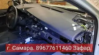 Toyota Camry с 2018 г.в. Пример работы частичной шумоизоляции панели приборов. Обращайтесь г. Самара