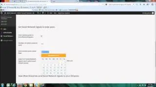 Automated Social Media Marketing - Wordpress Plugin Social Network Signals