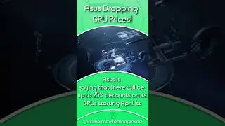 Asus will soon be dropping GPU prices!