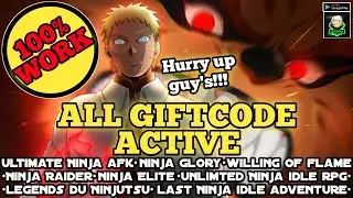 100% WORK ALL GIFTCODE ACTIVE CHAOS AND PEACE | NINJA GLORY