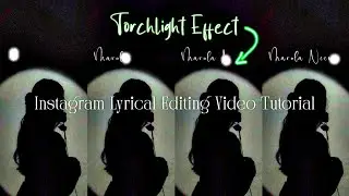 New Viral Lyrical Video Editing In Alight Motion App | Torchlight Text Animation ♥️🥀✨