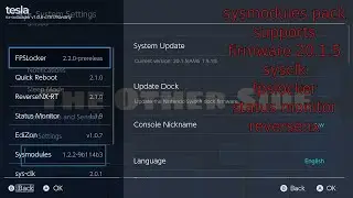 sysmodules pack that supports switch firmware 20.1.5 (sys-clk, fpslocker, reversenx, status monitor)