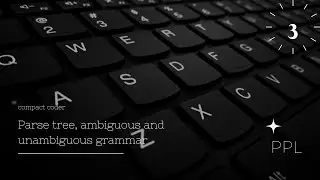 Parse tree, ambiguous and unambiguous grammar | PPL | Part 3