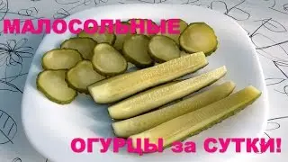 МАЛОСОЛЬНЫЕ ОГУРЧИКИ! За сутки! Очень простой рецепт (с секретом)!