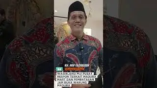 WASEKJEND MUI DUKUNG TERBENTUKNYA MADURA MART