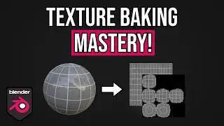 Blender 4.2 Texture Baking Mastery Course Trailer (Free Course)