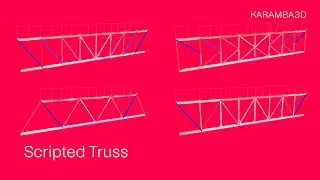 Karamba3D TidBits #37 Scripted Truss