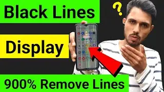 Samsung black lines on mobile screen | samsung black line on screen fix