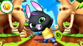 Talking Tom Gold Run 2 #13  Бекка в мире Динозавров! На весь экран