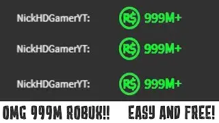 OMG!! | HOW TO GET FREE ROBUX | EASY AND FREE