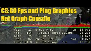 CSGO Fps and Ping Graphics/Net Graph Console Settings