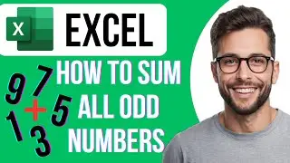 How To Sum All Odd Numbers In Excel