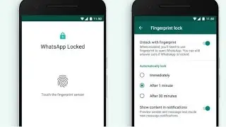 como bloquear whatsapp com impressão digital (nova atualização)