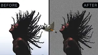 How to create a transparent background in Gimp | Masking