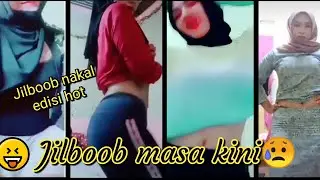 Tiktok!! Hijab edisi terbuka semok hot