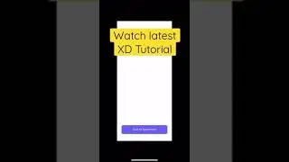 Toggle and pop up menu interaction in Adobe XD #Shorts