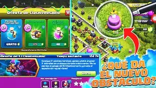 ¿¡Qué da la TARTA del NOVENO ANIVERSARIO de Clash of Clans!? objetos mágicos gratis / Clash of Clans