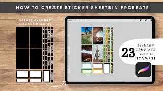 Procreate Sticker Tutorial // Create Weekly Planner Stickers with 