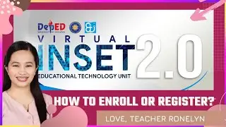 HOW TO ENROLL IN VIRTUAL INSET 2.0 | ENROLLMENT KEYS | DEPED