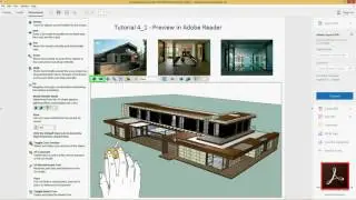 3D PDF Maker Tutorial 4.  Show preview with Adobe Reader