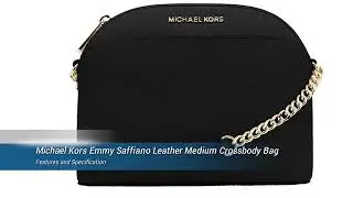 Michael Kors Emmy Saffiano Leather Medium Crossbody Bag. Purchase from Amazon