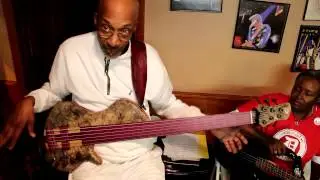 DETROIT BASS PLAYER REGINALD CANTY and his new MAY CUSTOM BASS