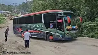 jalur extrem yg di lewati bus ALS