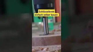 Schlüsselbrett selber bauen. #woodworking #diy #holzarbeiten