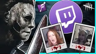 JUMP-SCARING Streamers as Michael Myers in Dead by Daylight