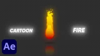 Cartoon Fire Animation in After Effects