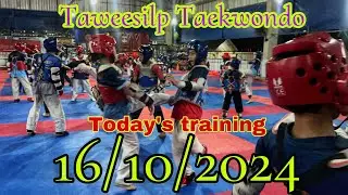 #taekwondo training 16/10/2024 #taweesilp_taekwondo_Thailand