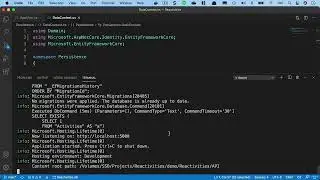 Net  Core and React Identity   Adding an IdentityDbContext