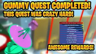 Impossible Gummy Bear Quest Completed! Onett Will Nerf it? Bee Swarm Simulator