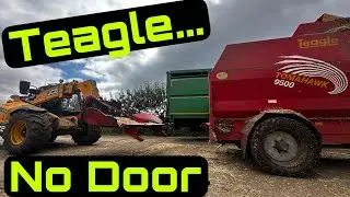 Straw Blower Problems… Claas Combine back at the Farm!