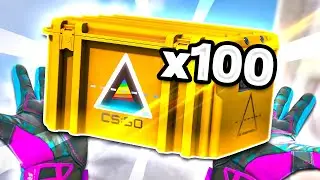 OPENING 100 PRISMA CASES IN CS2 VERY LUCKY!