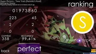 Osu! Hyper Potion - Time Trials [RatinAo's Hard]