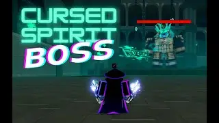 Roblox - Death Ball - Cursed Spirit Boss - Solo, no ability, no hit