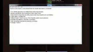 Kako ubaciti Texturu u Minecraft - Prvi nacin
