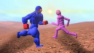 Strongest Boss NPC Fights the Smart AI!With Active Ragdoll Physics:part 12