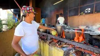 TRADITIONAL Jamaican WOOD FIRE Breakfast in Jamaica! 100 Foods to Eat Before You Die #59