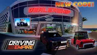 DRIVING EMPIRE NEW CARS & CODE | NEW UPDATE!