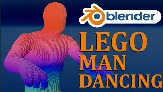 LEGO MAN DANCING ( BLENDER 2.91 )