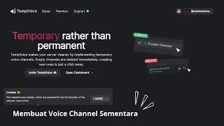 Temporary Voice Channel | Tutorial Discord