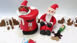 How To Make A Christmas Postbox & Santa Scene by CDTV